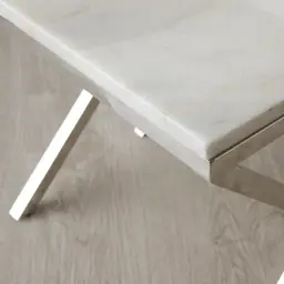 Belle White Marble Nested Side Tables 