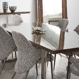 Forest Recycled Railway Wood Dining Table 