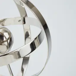Armillary Silver Sphere Decorative