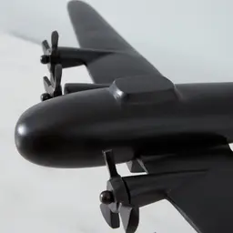 Aluminium Black Bronze Aeroplane Decorative