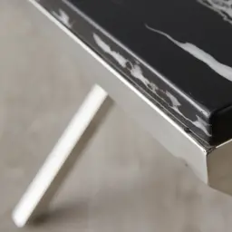 Belle Black Marble Nested Side Table 