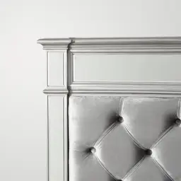 Solitude Antique Silver King Bed