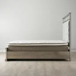 Solitude Antique Silver Queen Bed