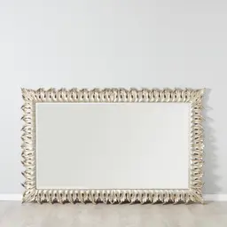 Empire Antique Silver Rectangle Mirror