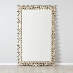 Empire Antique Silver Rectangle Mirror