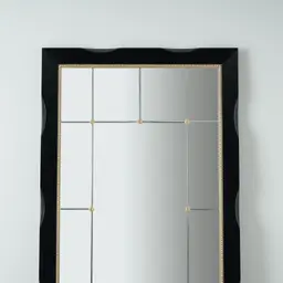 Manhattan Black Rectangle Mirror