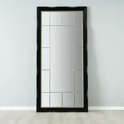 Manhattan Black Rectangle Mirror