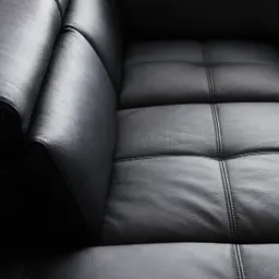 Aster Black Modular Right Chaise Lounge 