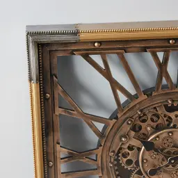 Gustav Antique Brass Finish Wall Clock
