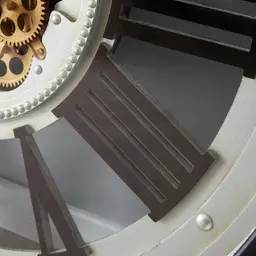 Sigmund Black Round Clock 