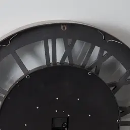 Franz Antique Brass Finish Round Clock 