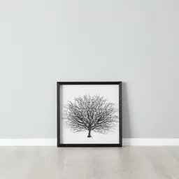 Black Sea Fan Shadow Box Frame