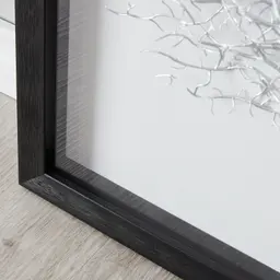 Silver Sea Fan Shadow Box Frame