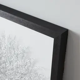 Silver Sea Fan Shadow Box Frame