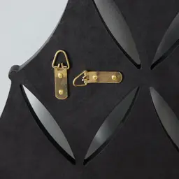 Soho Black Diamond Shape Mirror