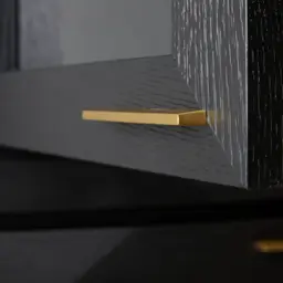 Xandra Black Oak Veneer Cabinet