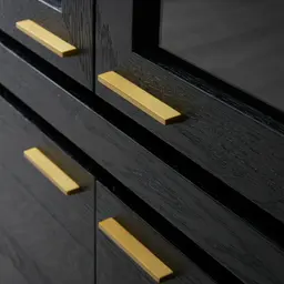 Xandra Black Oak Veneer Cabinet