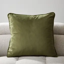 Remi Grass Green Velvet Cushion 