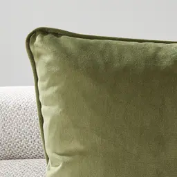 Remi Grass Green Velvet Cushion 