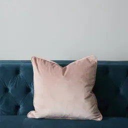 Remi Dusty Pink Velvet Cushion 