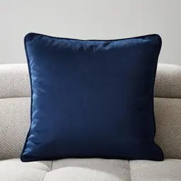 Remi Navy Blue Velvet Cushion 