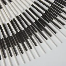 Black and White Circle Shadow Box