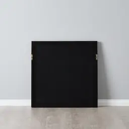 Black and White Circle Shadow Box