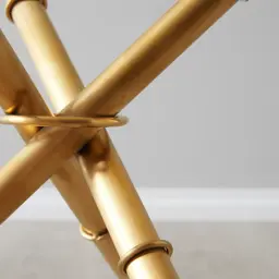 Sandringham Gold Coffee Table - Glass Top