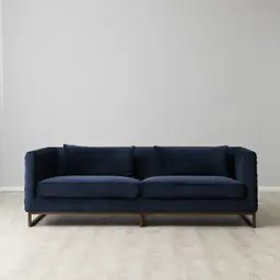 Interwoven Navy Blue Sofa 