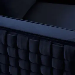 Interwoven Navy Blue Sofa 