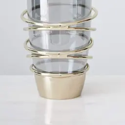 Small Black Luster Vase