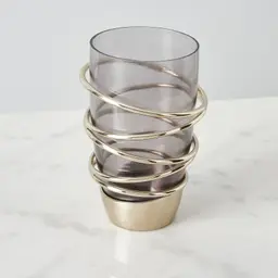 Small Black Luster Vase