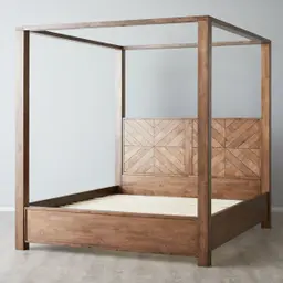 Regina Wooden Veneer King Bed