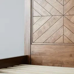 Regina Wooden Veneer King Bed