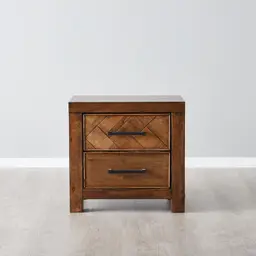 Regina Wooden Veneer Bedside Table