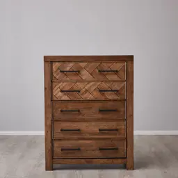 Regina Wooden Veneer Chest Drawers