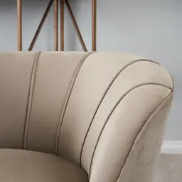 Pollack Beige Fabric Occasional Chair