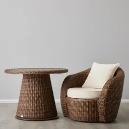 Juno Wicker Dining Table 