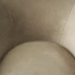 Kelly Beige Velvet Swivel Chair - Gold Leg