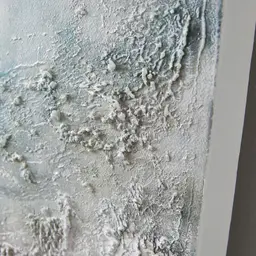 Sea Mist Abstract Painting
