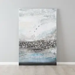 Sea Mist Abstract Painting