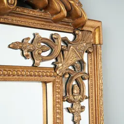 Perry Antique Gold Rectangle Mirror