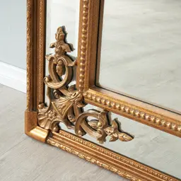 Perry Antique Gold Rectangle Mirror