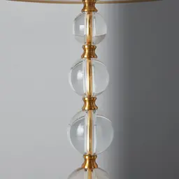 Cadmo Antique Bronze Metal Table Lamp - Yellow Fabric Lamp Shade