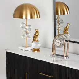 Winnie Brushed Gold Metal Table Lamp 