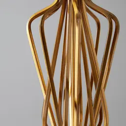 Franklin Brushed Bronze Metal Table Lamp - Black Fabric Lamp Shade