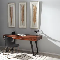 Quinn Black Vegan Leather Dining Chair - Brass Colour Legs