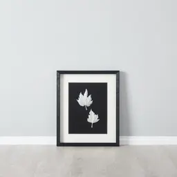 Maple Silver Leaf Shadow Box 