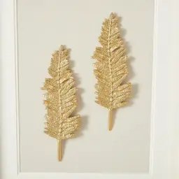 Cycas Gold Leaf Shadow Box 
