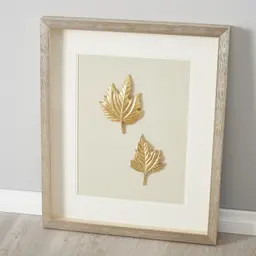 Maple Gold Leaf Shadow Box 